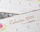 ダイアナローズ＆イリス ブリキカレンダー2009 薔薇雑貨Rose Party